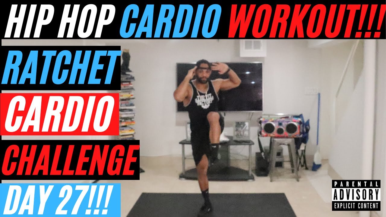 Low Impact Standing Abs and Booty Hip Hop Home Workout // Ratchet Cardio Challenge Day 27