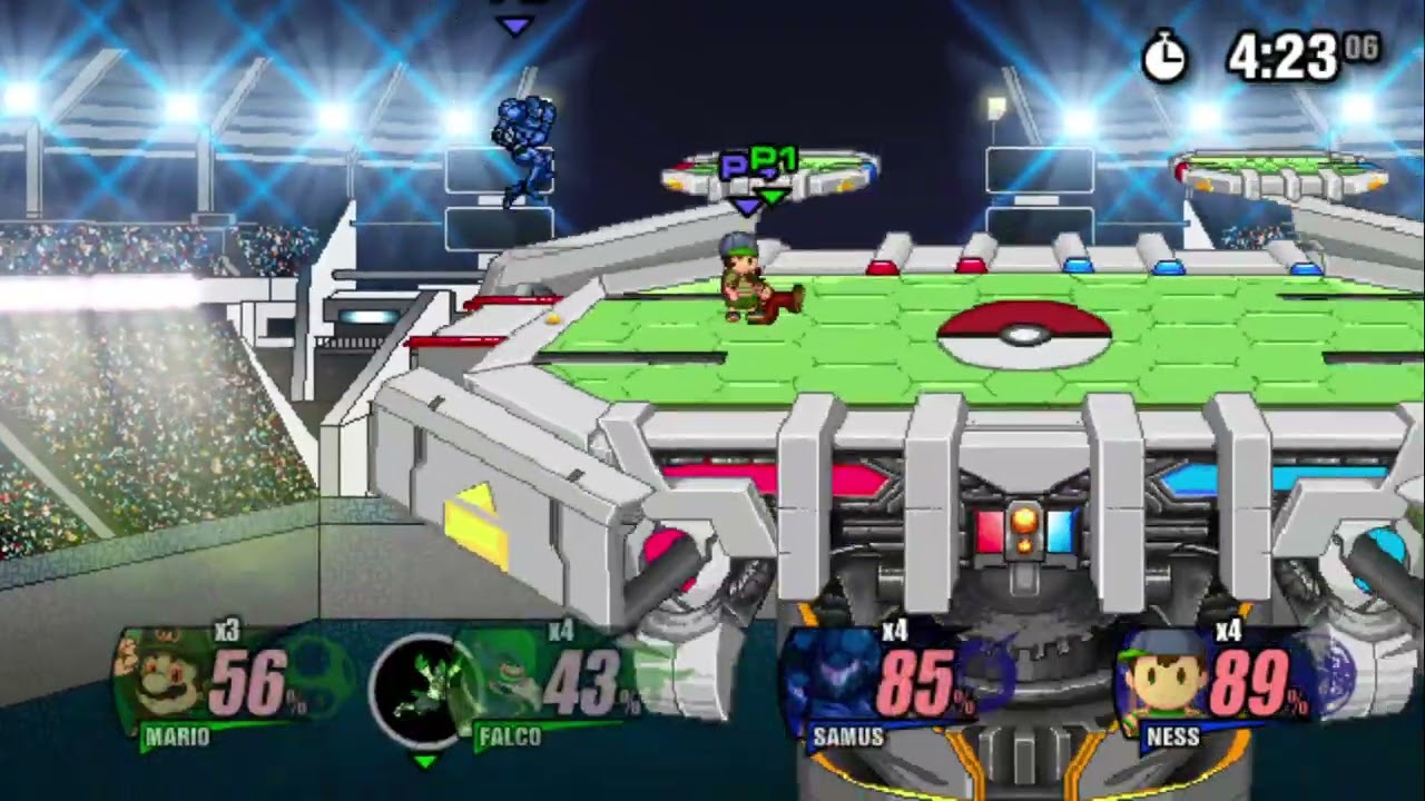 [SSF2 TAG TEAM TOURNAMENT] ROUND 1(TEAM MARIO & FALCO vs TEAM NESS & SAMUS)