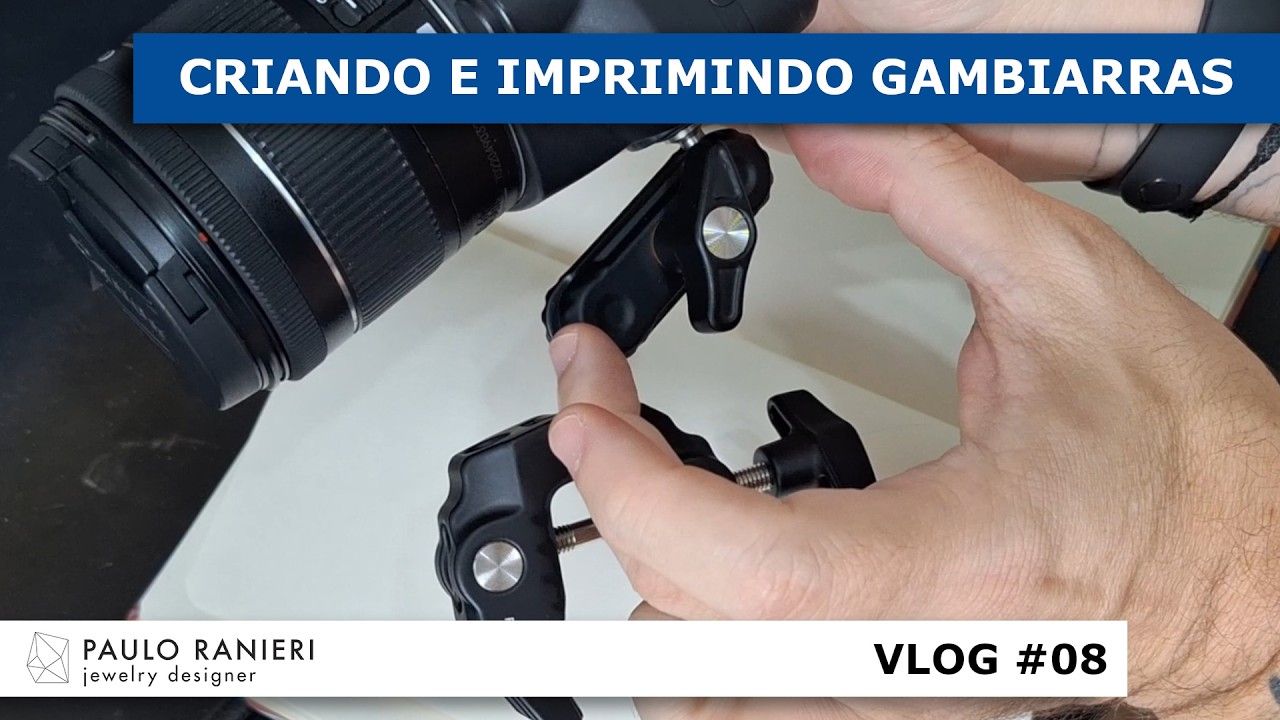 Designer Adora uma Gambiarra - Resolvendo Tudo com a Modelagem e a Impressão 3D - Vlog