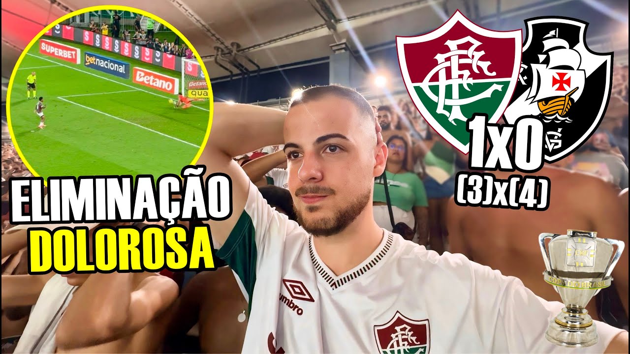 FIM DA LINHA! Fluminense 1x0 Vasco - VLOG NA ARQUIBANCADA | Semifinal Copa do Brasil 2025