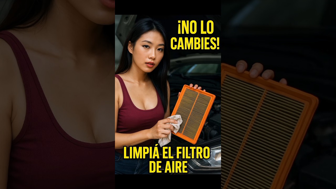 ✅ C&oacute;mo Limpiar el Filtro de Aire del Auto SIN GASTAR UN PESO | Hazlo Vos Mismo F&aacute;cil y R&aacute;pido