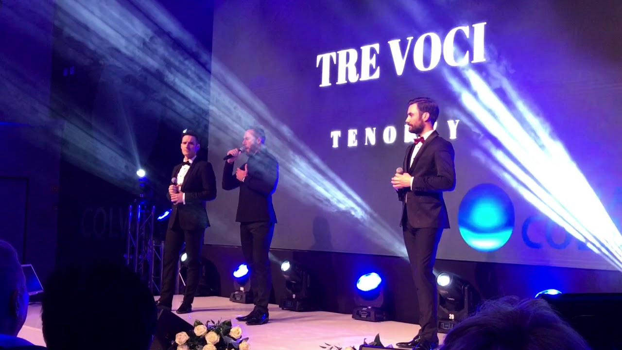 Tre Voci Tenorzy - Time To Say Goodbye na konferencji Colway