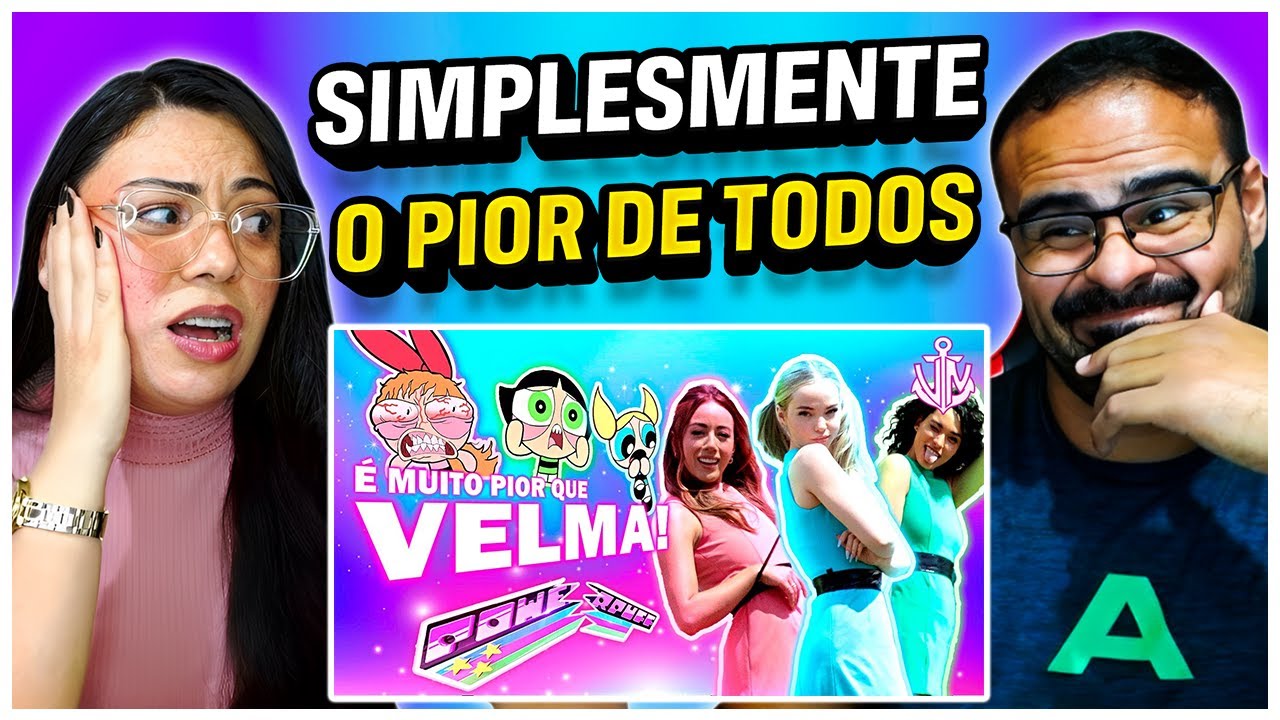 REACT V&Iacute;CIO NERD | O HORR&Iacute;VEL live action das MENINAS SUPERPODEROSAS! 🌈💗🤮