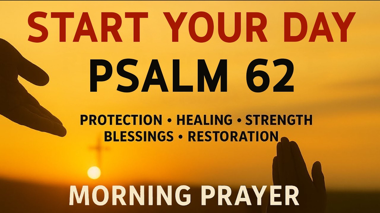 A Powerful Prayer for PEACE and REST in GOD | Morning Prayer With Psalm 62