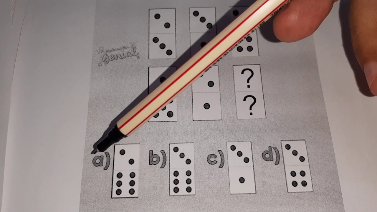 Teste Psicotécnico: Jogo de Dominó !!!