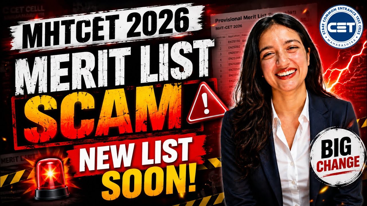 MHTCET 2026 MERIT LIST BIG SCAM🚨😱| NEW LIST SOON🔥| CET CELL SCAM‼️| #mhtcet2026 BIG UPDATE OUT🛑