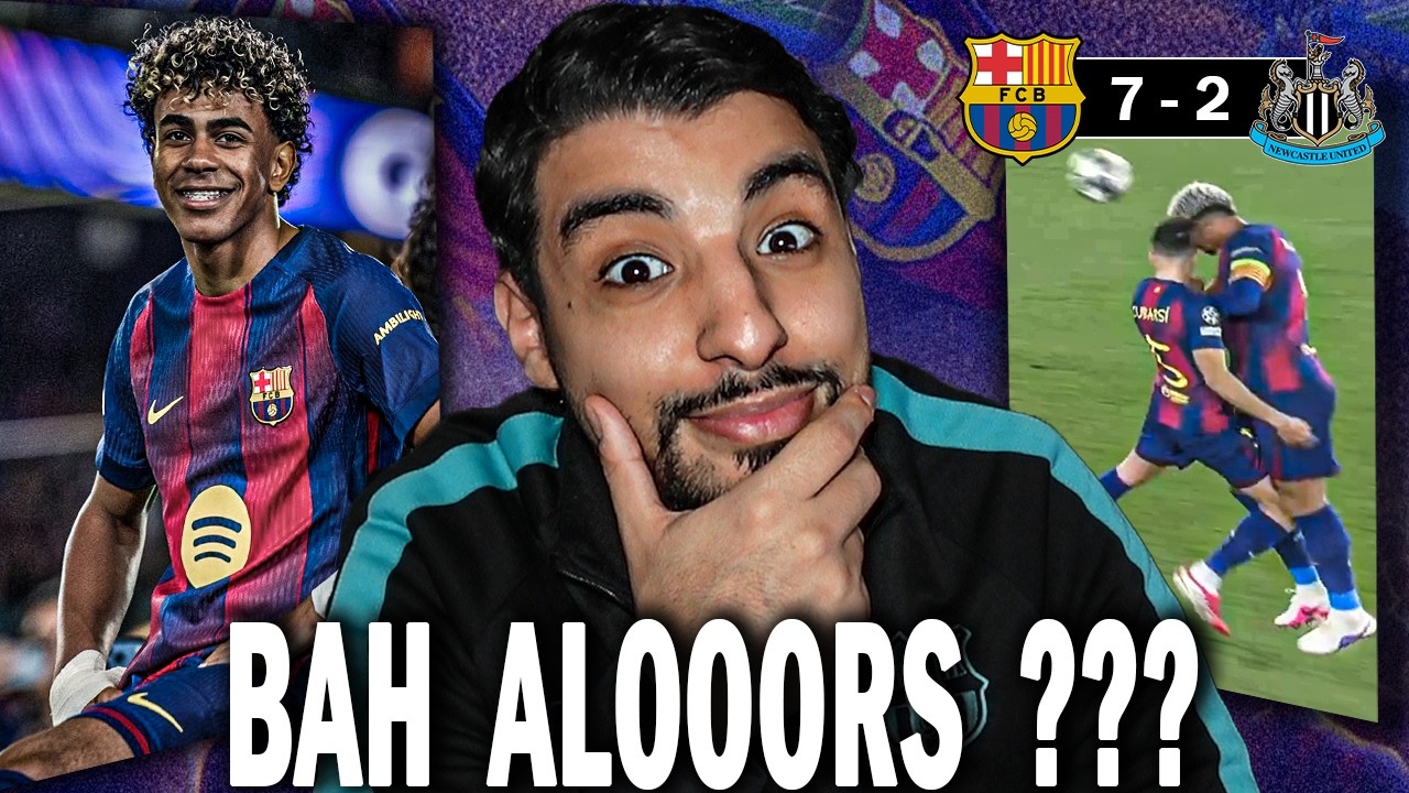 BAH ALOOORS ??! | Barça 7 vs 2 Newcastle (1/8 Finale LDC)