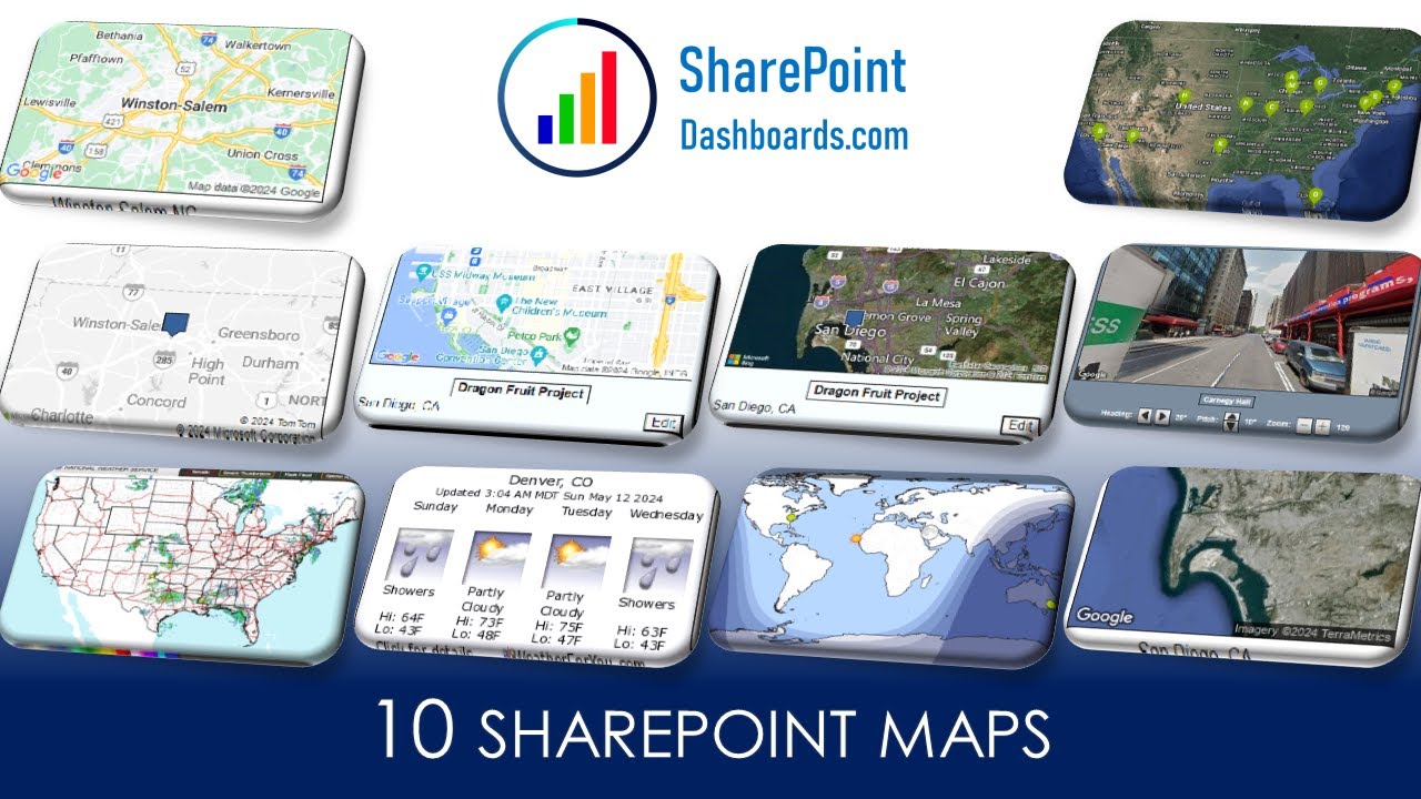 SharePoint Mapping - 10 unique examples in SharePoint Online Microsoft Lists Modern View
