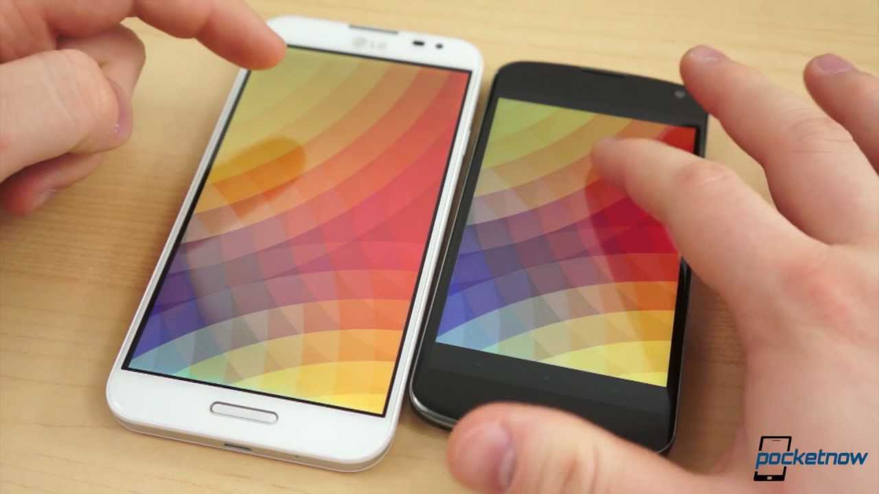 LG Optimus G Pro vs Google Nexus 4 | Pocketnow