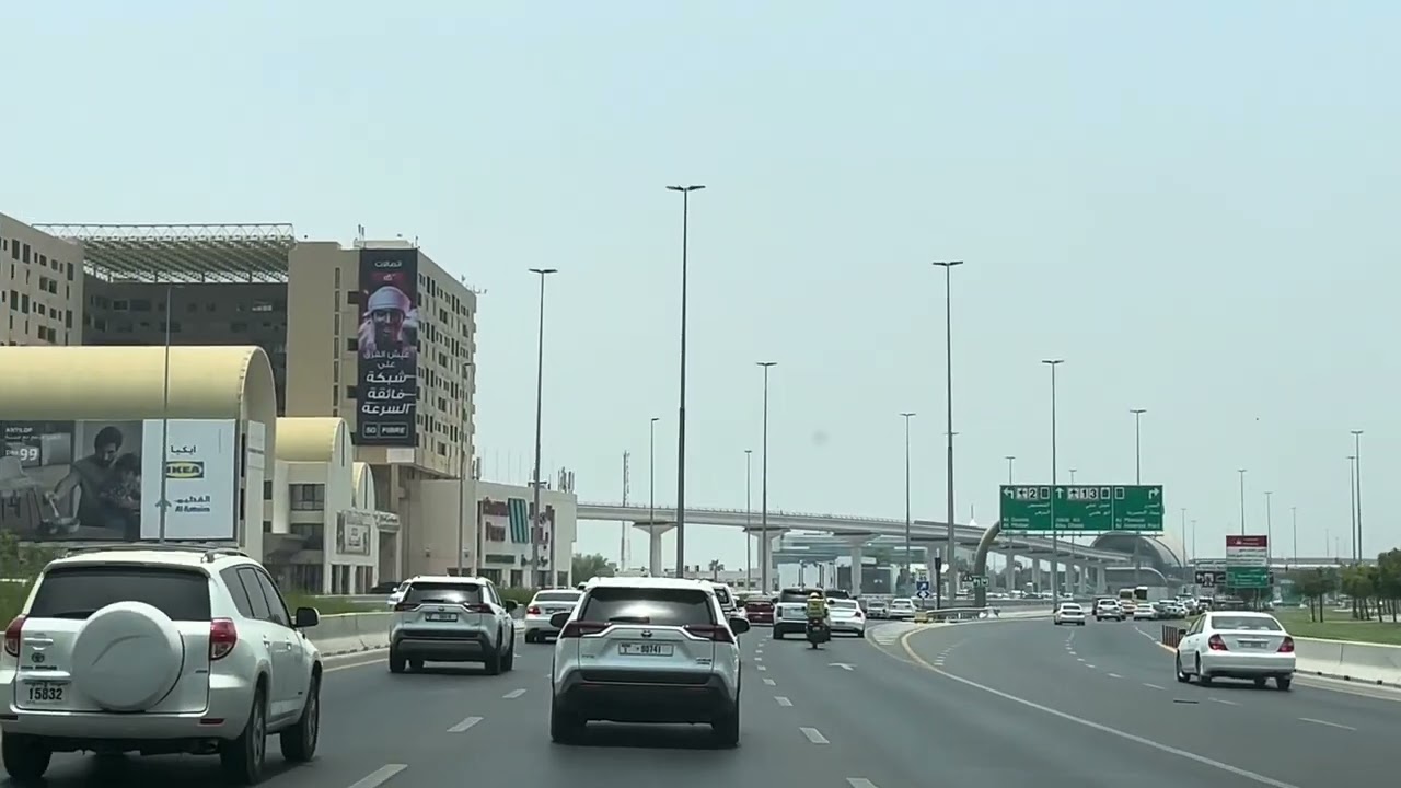 SHARJAH CITY CENTER TO DUBAI AIRPORT TERMINAL 1 🇦🇪