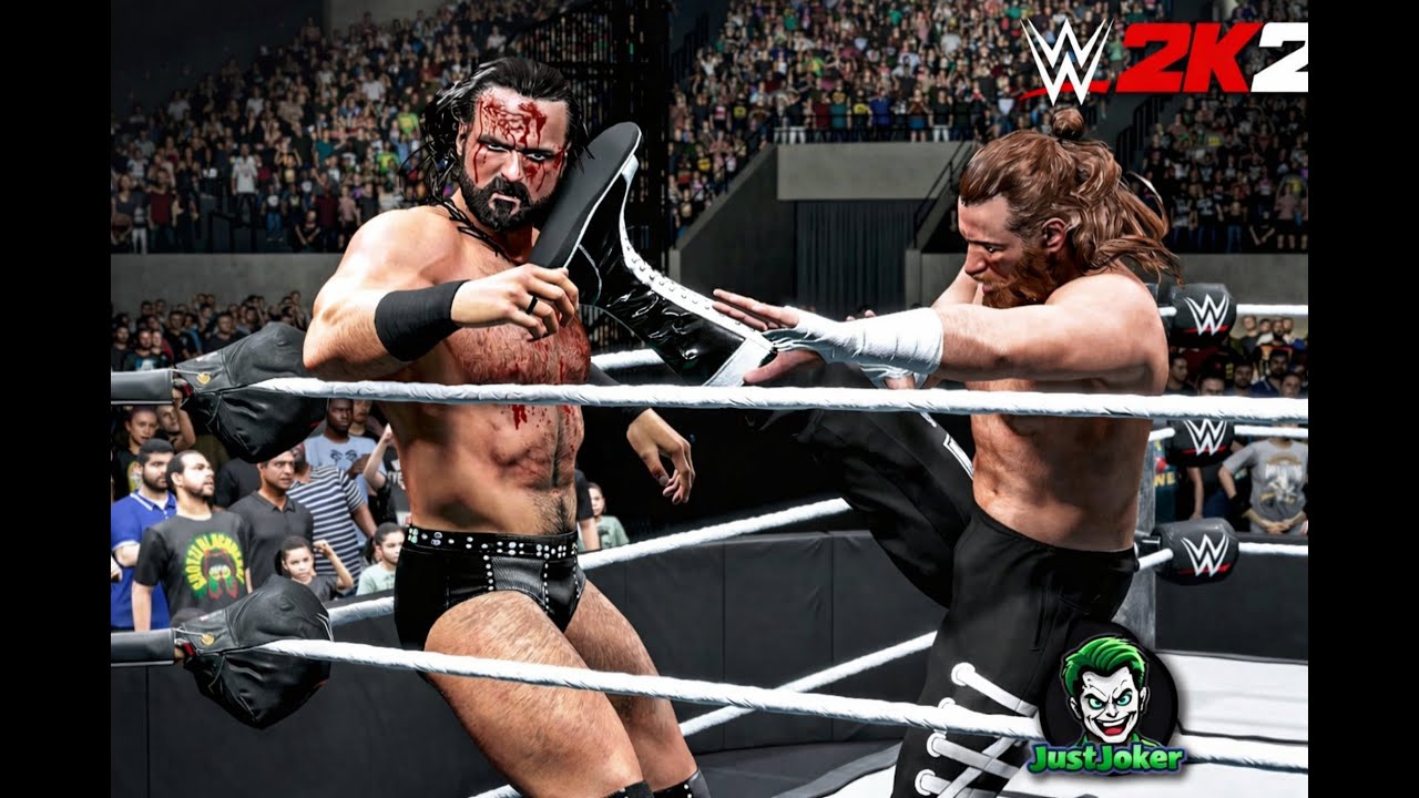 Sami Zayn VS Drew Mcintyre #wwegames #wwegamingchannel #wwe #wwe2k25 #wweraw #wwegames #wweshorts
