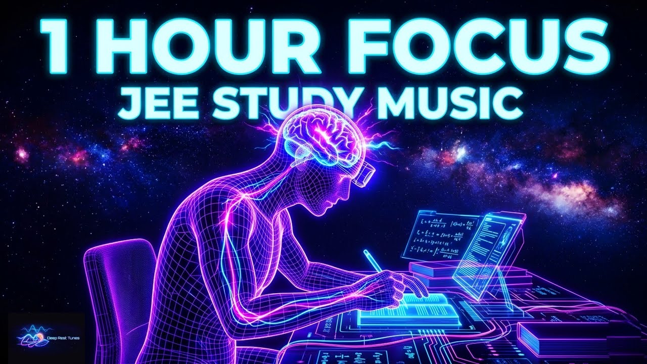 JEE Focus Music 🎧 | 432Hz + Alpha Waves for Deep Study | 1 Hour Intense Concentration