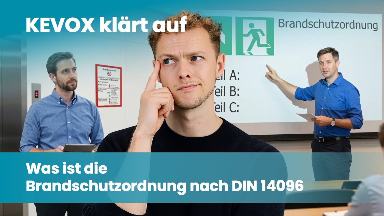 KEVOX klärt auf: Die Brandschutzordnung nach DIN14096