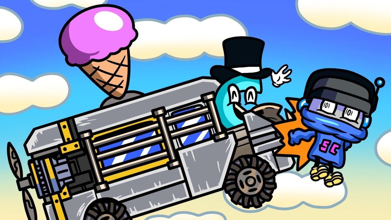 We Build the Ultimate Ice Cream Truck and Destroy Idiots in Earn to Die 2!