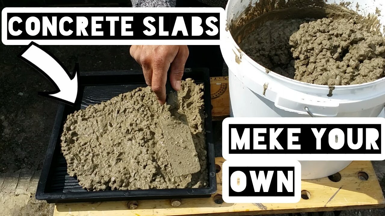 How To Make Concrete Slabs At Home(Cheap)