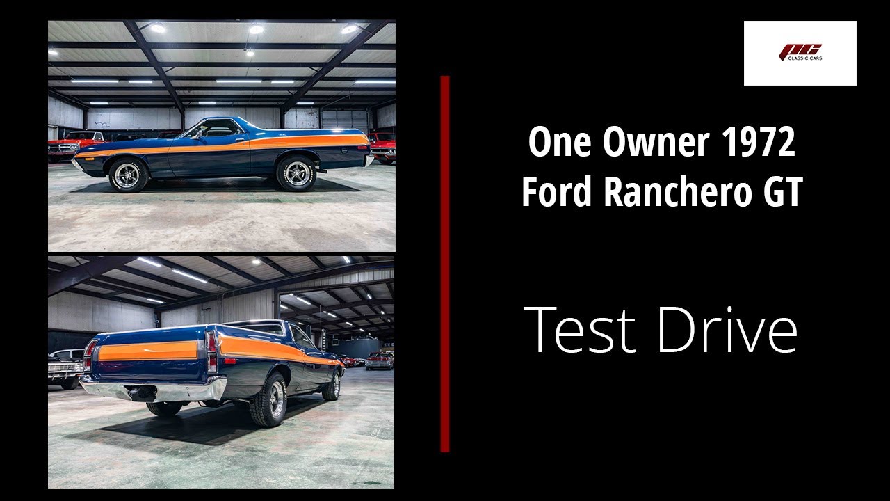 One Owner 1972 Ford Ranchero GT Test Drive Review |  PC Classic Cars