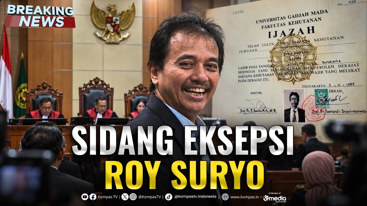 🔴BREAKING NEWS - Sidang Eksepsi Roy Suryo Kasus Ijazah Jokowi