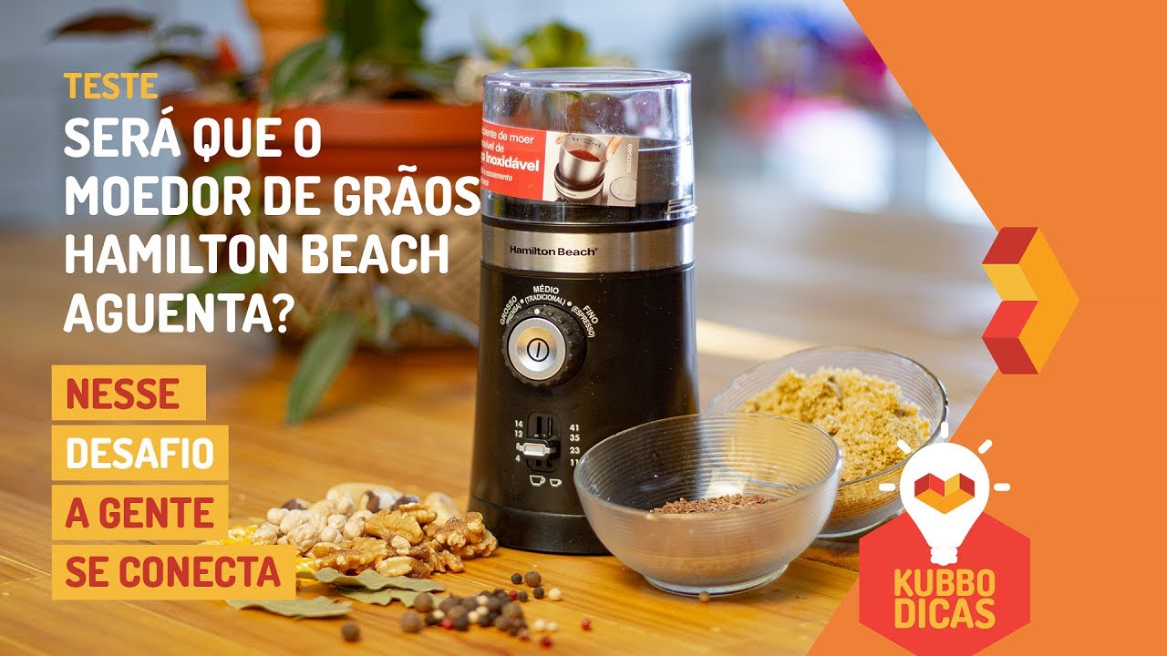 O que posso moer no Moedor Hamilton Beach?