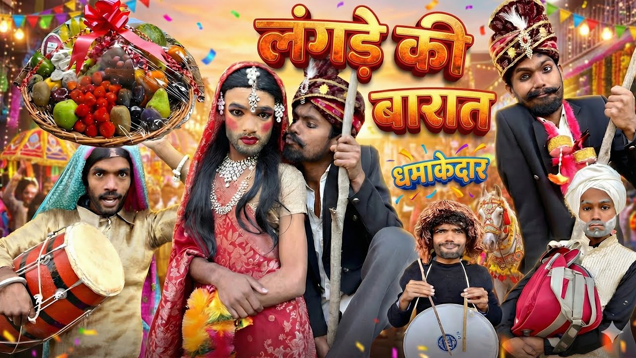 लगड़े की बारात || @2Rupeeteam01 || Lagde ki Baraat || ￼Dhakki ne machaya thalka || 