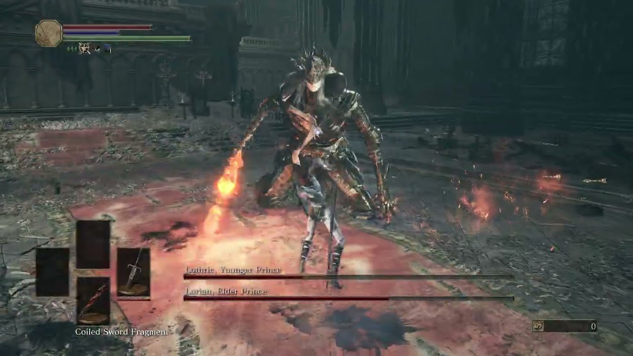 Lorian and Lothric Hitless | Hollowslayer Greatsword