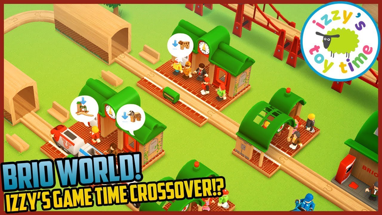 МИР BRIO! Загляните в игру Иззи! Веселые игрушечные поезда