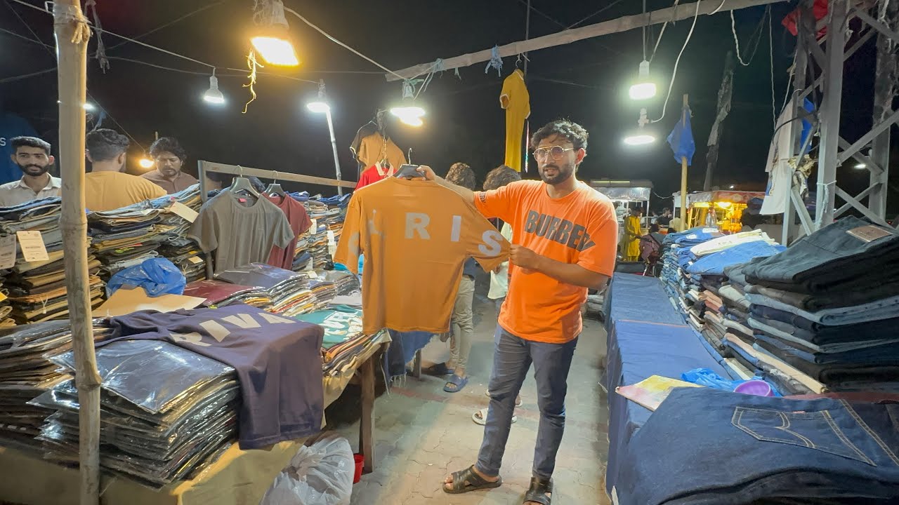 Kareem Black Markit Lahore | T-shirt | follow shirt | Wholesale Price | کاٹن پینٹس