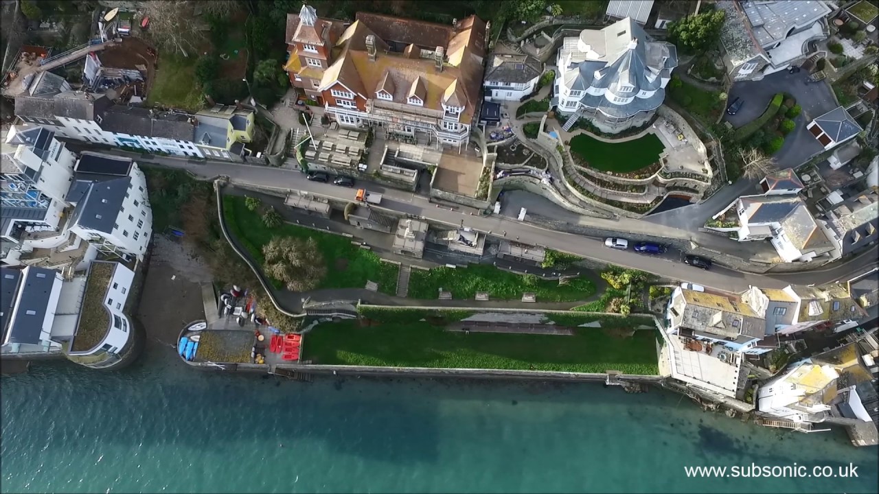 Aerial Video of Salcombe, Devon, UK