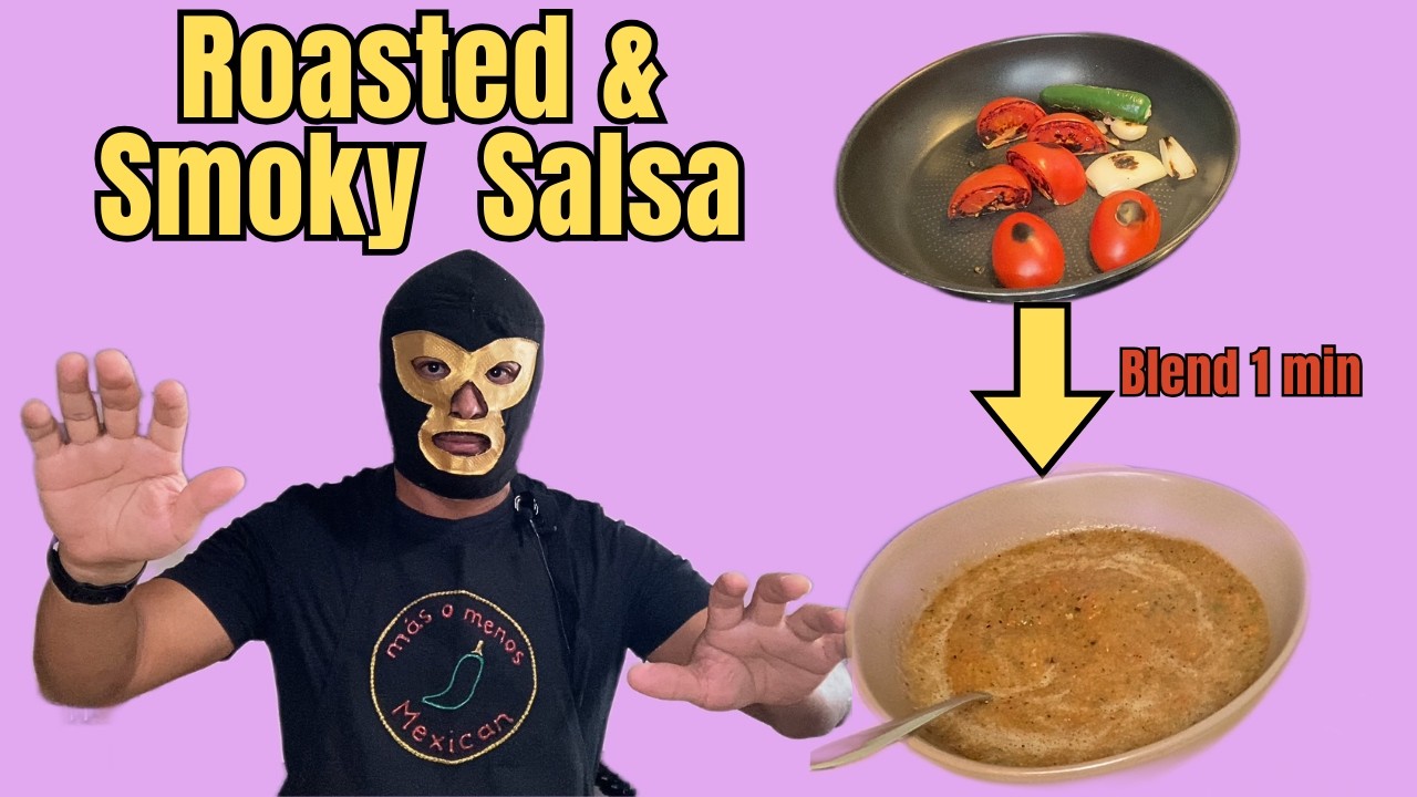 Easy Fresh Salsa Recipe | Roasted Mexican Salsa in Minutes