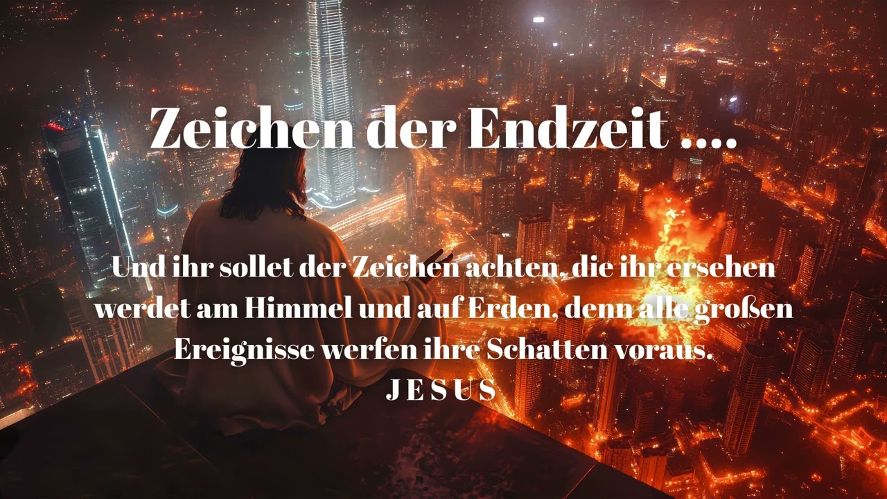 Zeichen der Endzeit - Und ihr sollet der Zeichen achten ....
