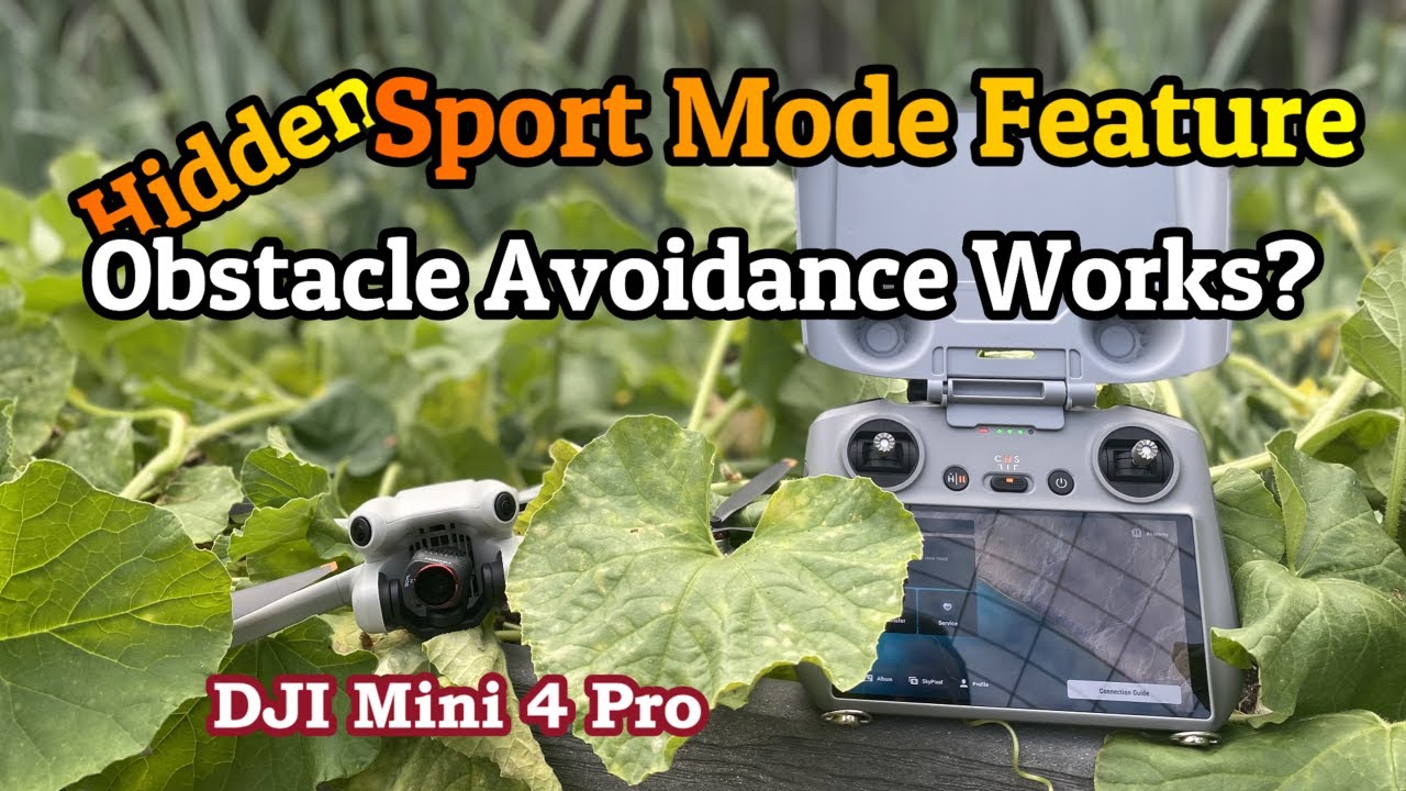 DJI Mini 4 Pro Hidden Feature:  Obstacle Avoidance Works in Sport Mode?