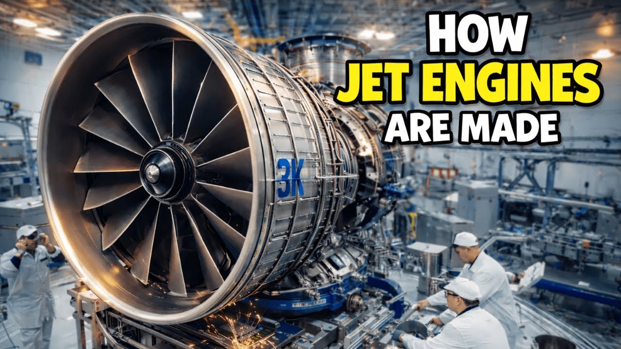 The Incredible Precision Behind Every Jet Engine