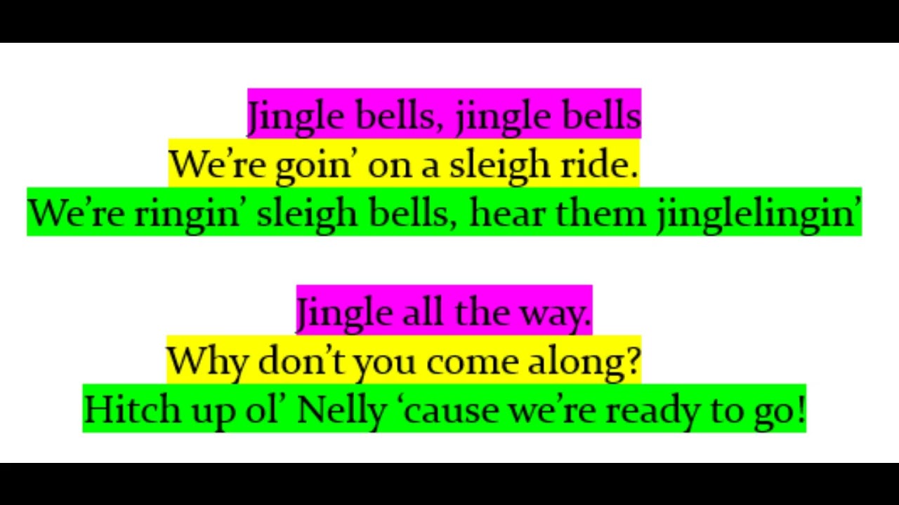 We're Goin' on a Sleigh Ride Lyric Video