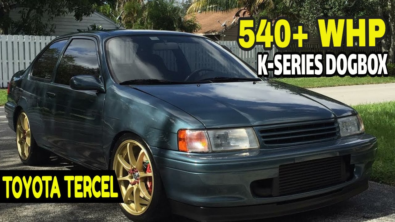 TOYOTA TERCEL || 5EFTE || K-SERIES DOGBOX || 540+ WHP