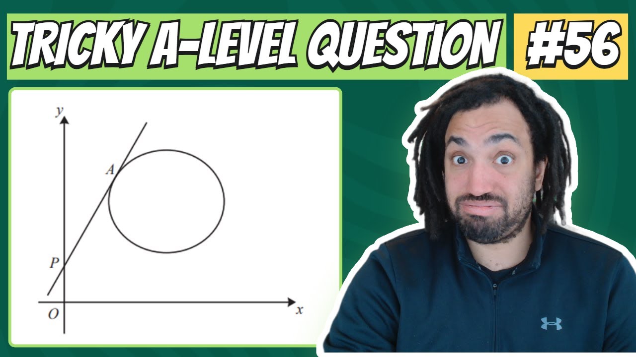 HARDEST Circle Question?? | Tricky A-Level Maths Question #56