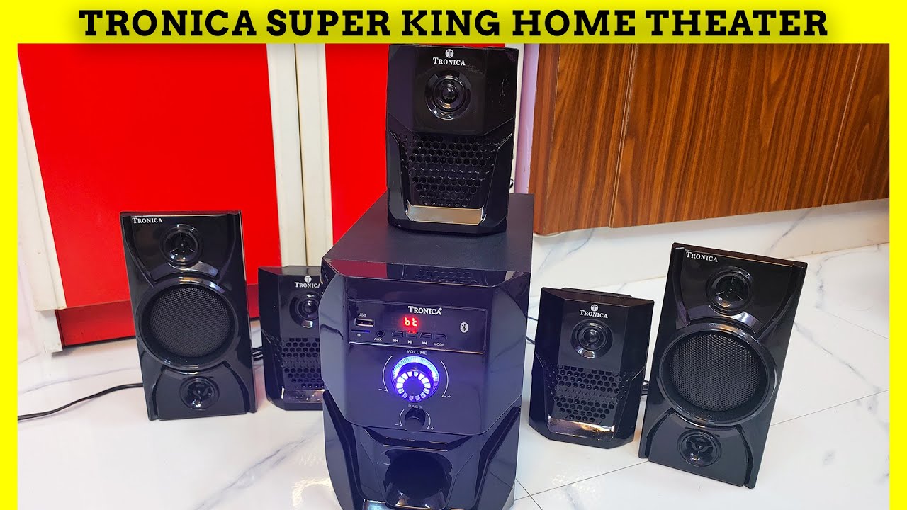 Tronica Super King Series 5.1 Bluetooth Speaker | Best Home Theater Under 2500