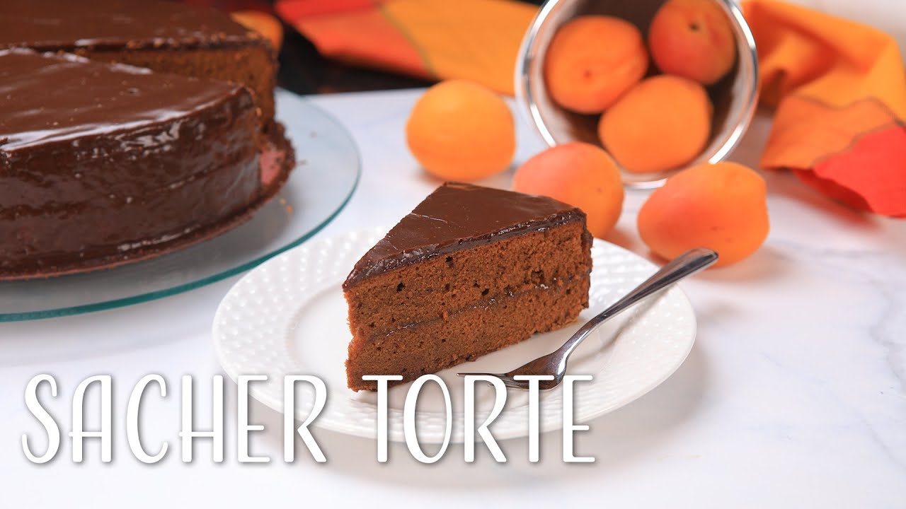 SacherTorte | How to Make Chocolate Cake with Apricot Jam Filling | Austrian Recipe