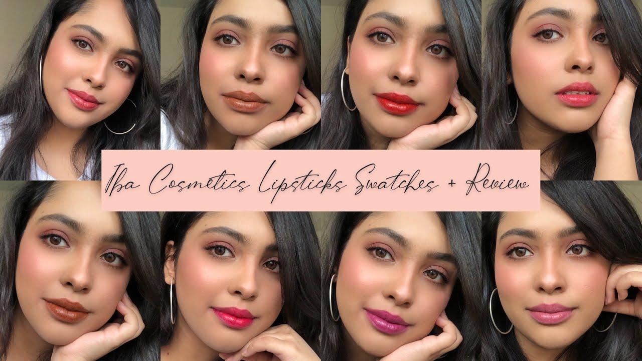 Iba Cosmetics Moisture Rich Lipsticks Swatches + Review | nc.glam