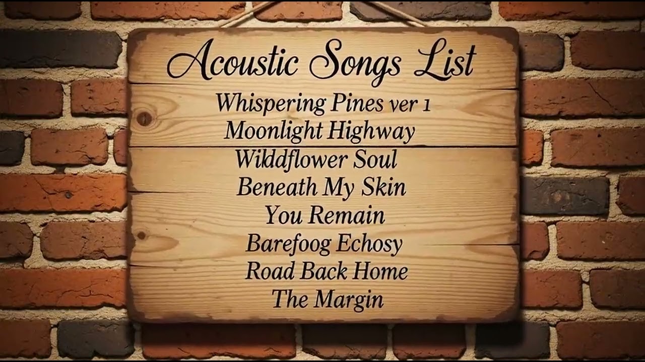 Relaxing Acoustic Songs to Chill & Unwind 🎸✨