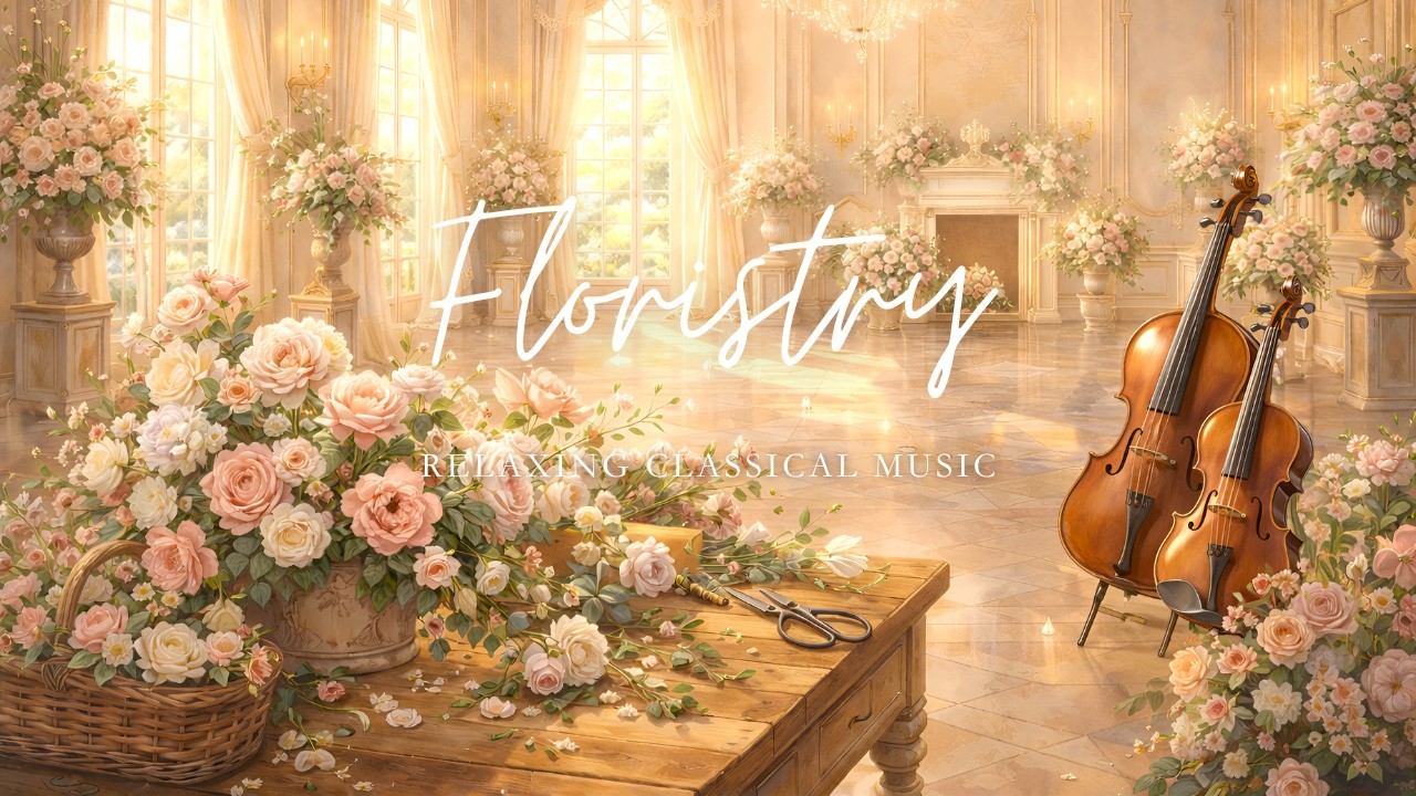 Romantic Strings for Floristry 🌸 | Relaxing Modern Classical Café Music