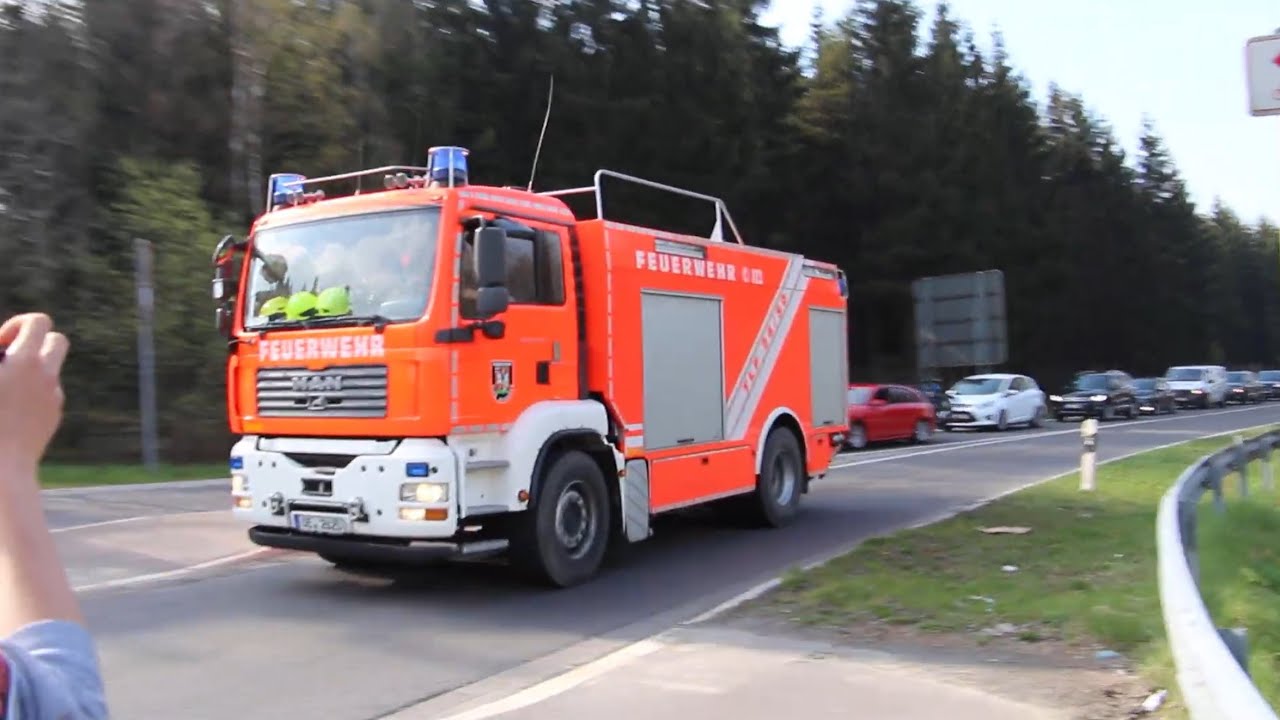 Mega-Kolonne der Feuerwehren aus dem Kreis Olpe!