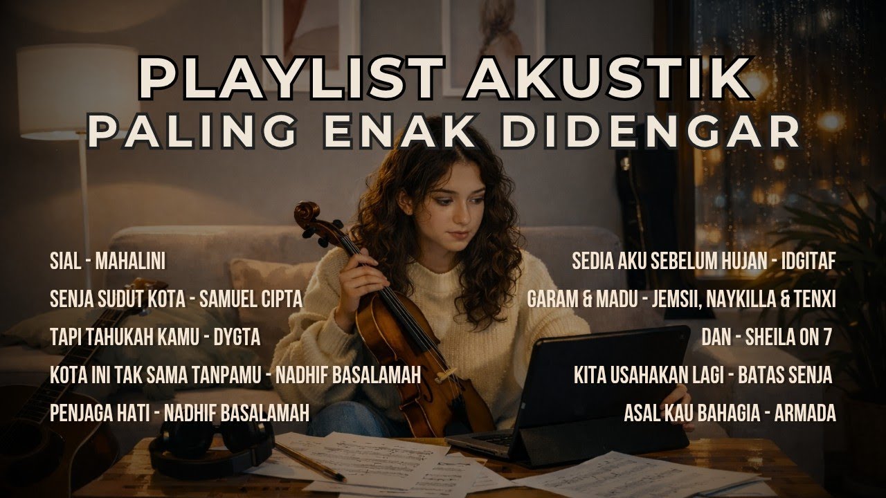 Playlist Lagu Indonesia Acoustic Paling Enak Didengar Saat Galau & Hujan 🌧🎸
