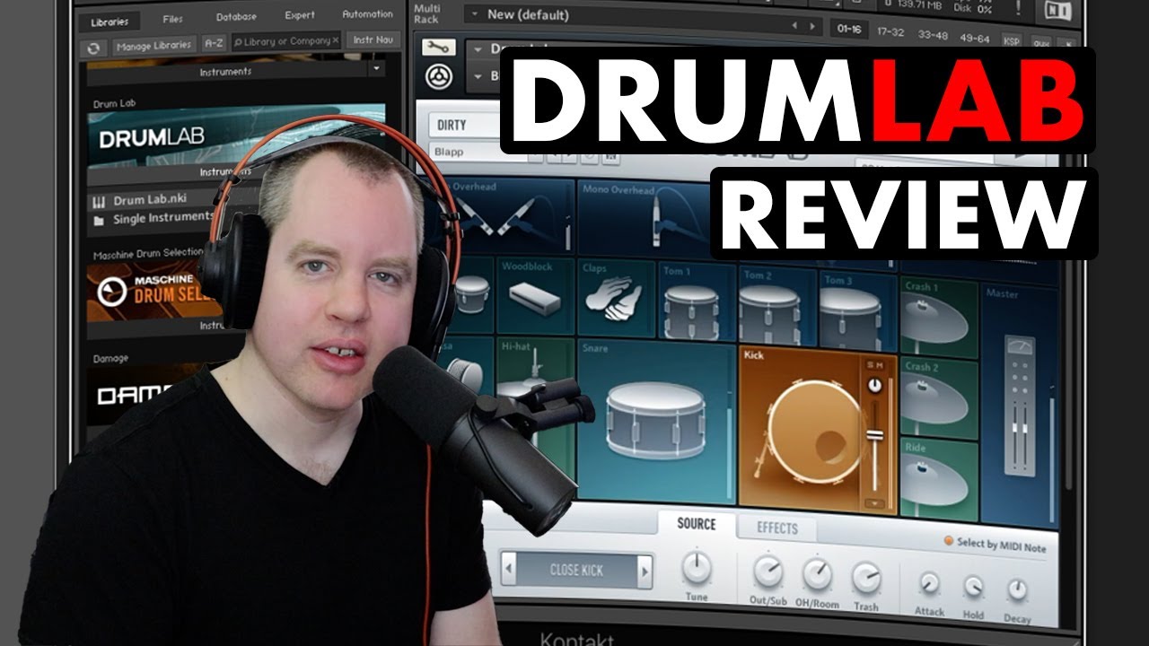 Native Instruments DrumLab Review & Tutorial