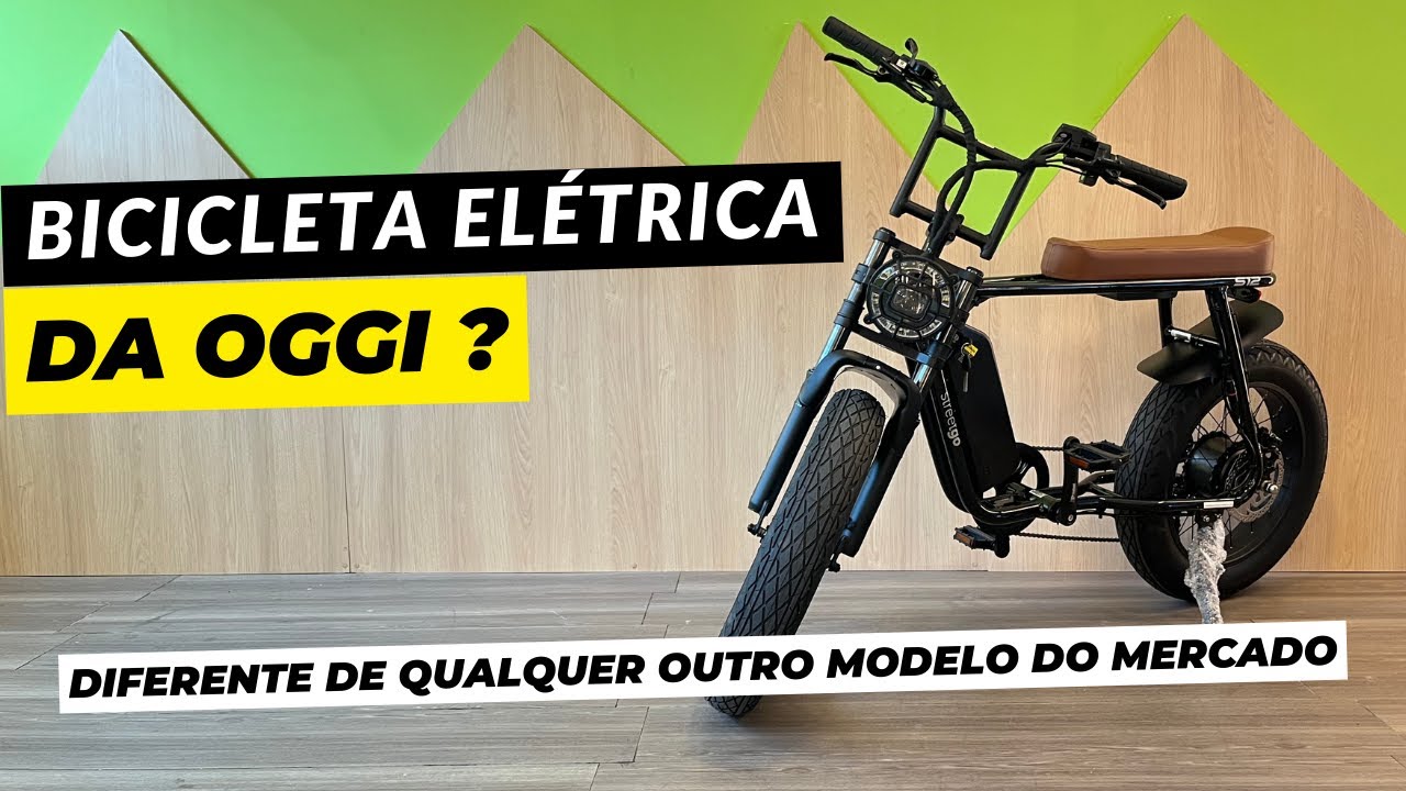 BICICLETA ELÉTRICA STREET GO 750W - BICICLETA ELÉTRICA DA OGGI
