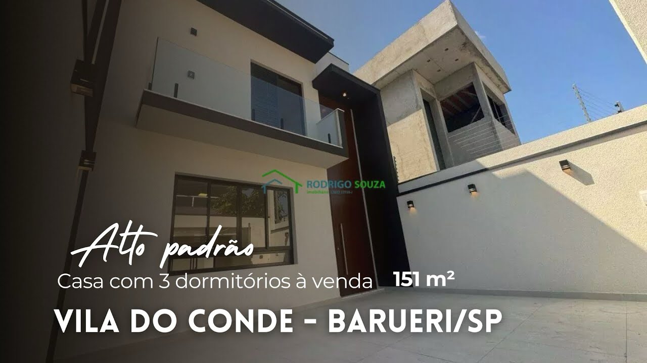Linda casa à venda na Vila do Conde - Barueri/SP!