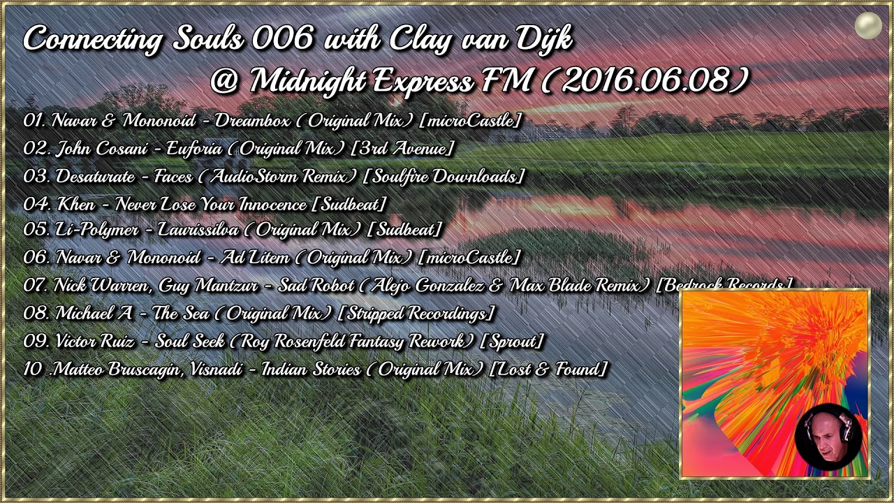 Connecting Souls 006 with Clay van Dijk @ Midnight Express FM (2016.06.08)