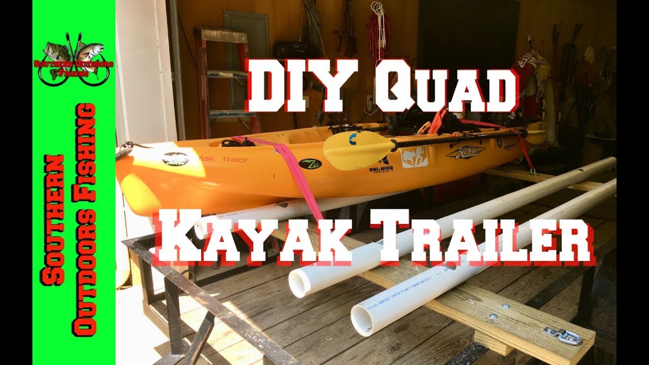Quad DIY Kayak Trailer Build