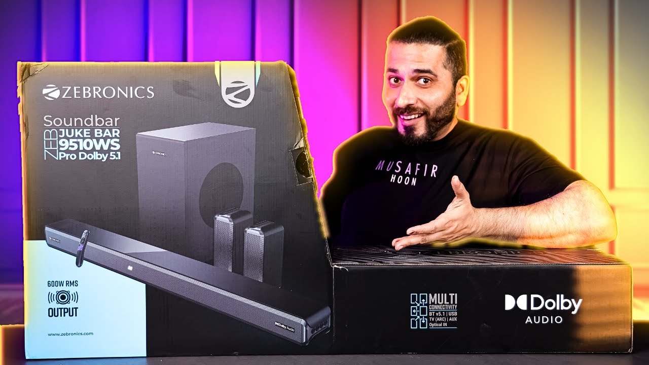 Discover AMAZING 5.1 Surround Sound with Zebronics 9510WS Pro | Unboxing & review | Born Creator