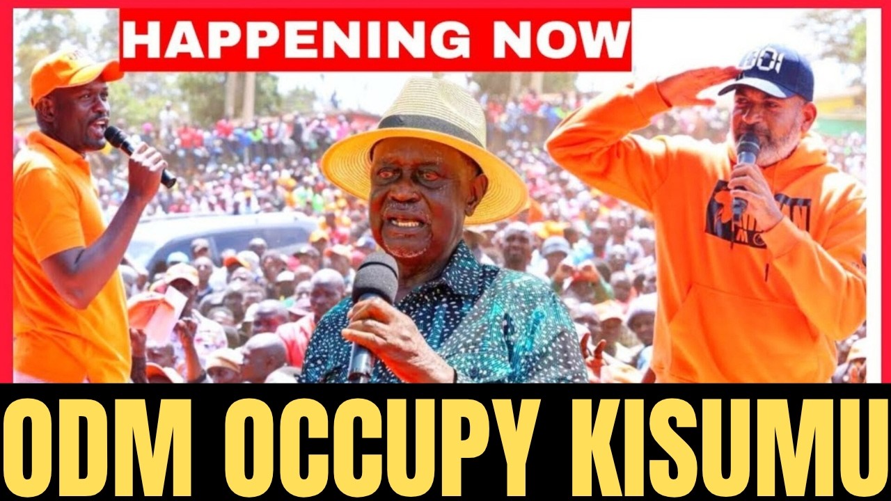LIVE:ODM STORM KISUMU COUNTY FOR  TWO TERM CAMPAIGN