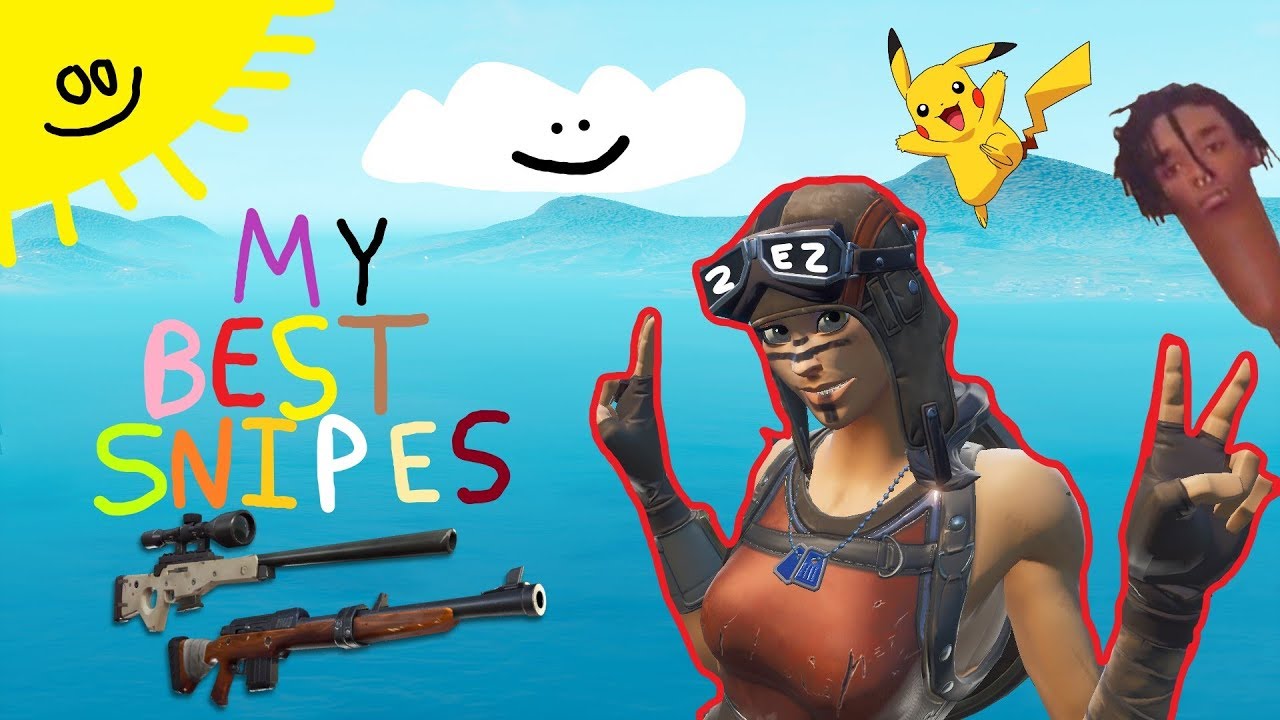ALL of my CRAZIEST SNIPES on FORTNITE... (actually nuts)