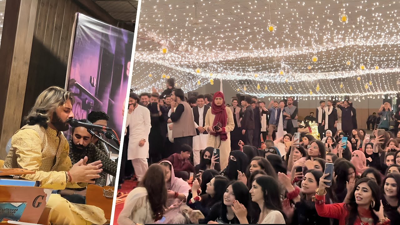 Kali Kali Zulfon | Full Qawwali Video | Live performance in Medical College | Qawwali night